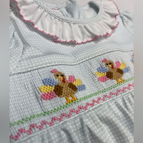 NWT Petit Ami Smock Turkey Footie 3m - Picture 5 of 7